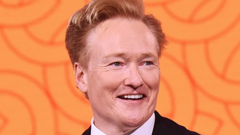 Conan O'Brien doing his monologue