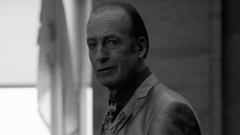 Jimmy looking at Kim in court in the finale of Better Call Saul