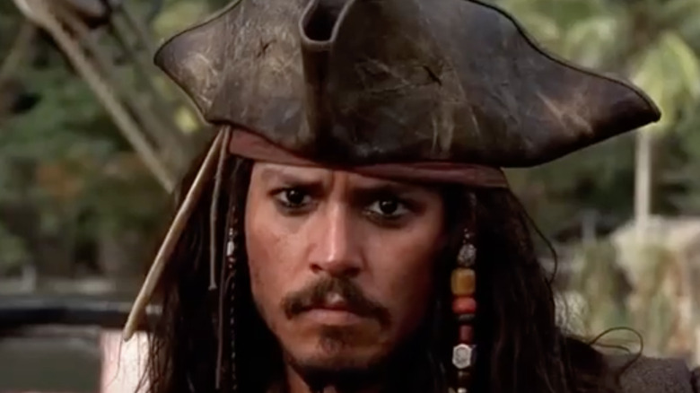 Jack Sparrow looks confused