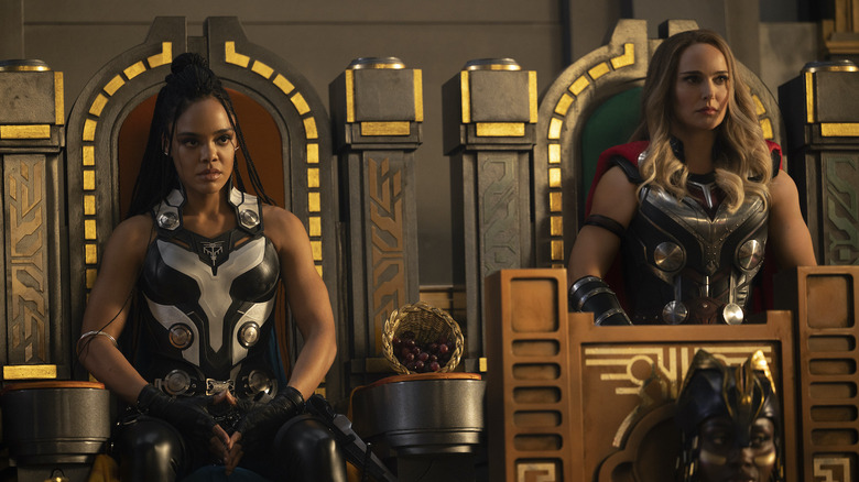 King Valkyrie and the Might Thor sitting