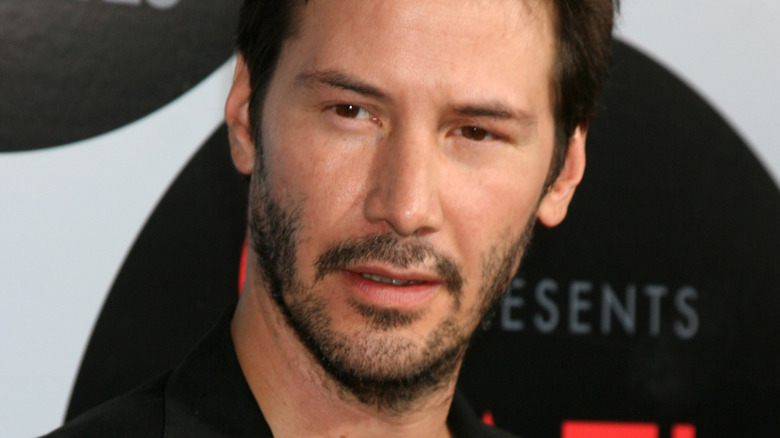 Keanu Reeves talking