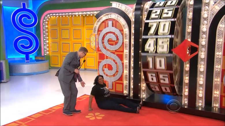 Competitor hurting ankle