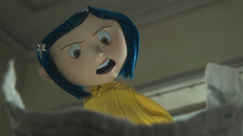 Coraline looking down 