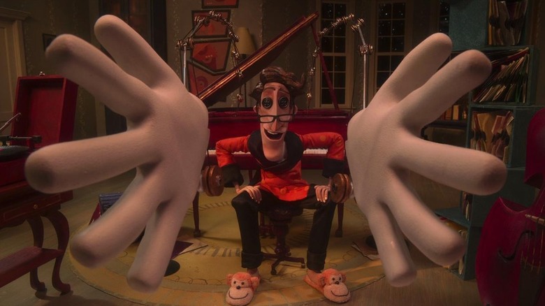 Other Father extends mechanical hands