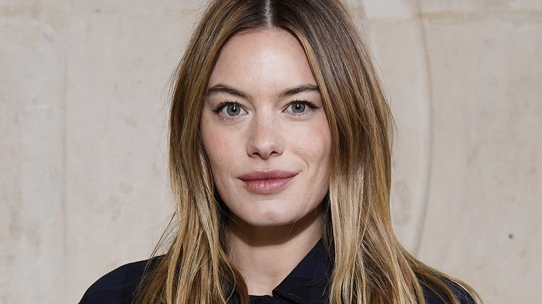 Camille Rowe posing for photo