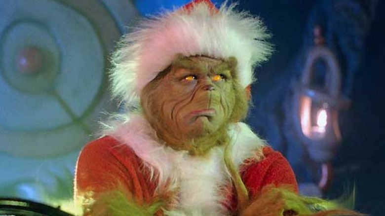 Jim Carrey in How the Grinch Stole Christmas