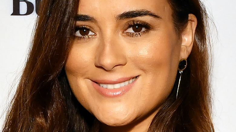 Cote de Pablo smiling