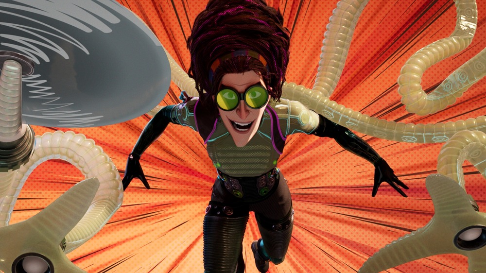 Doc Ock lashes out with all her limbs