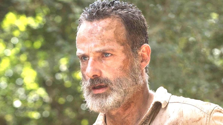 Rick Grimes looking defeated