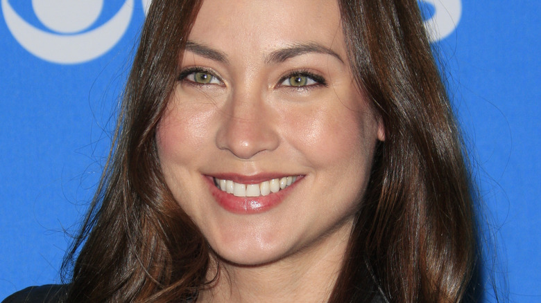 Courtney Ford Face Blue Background