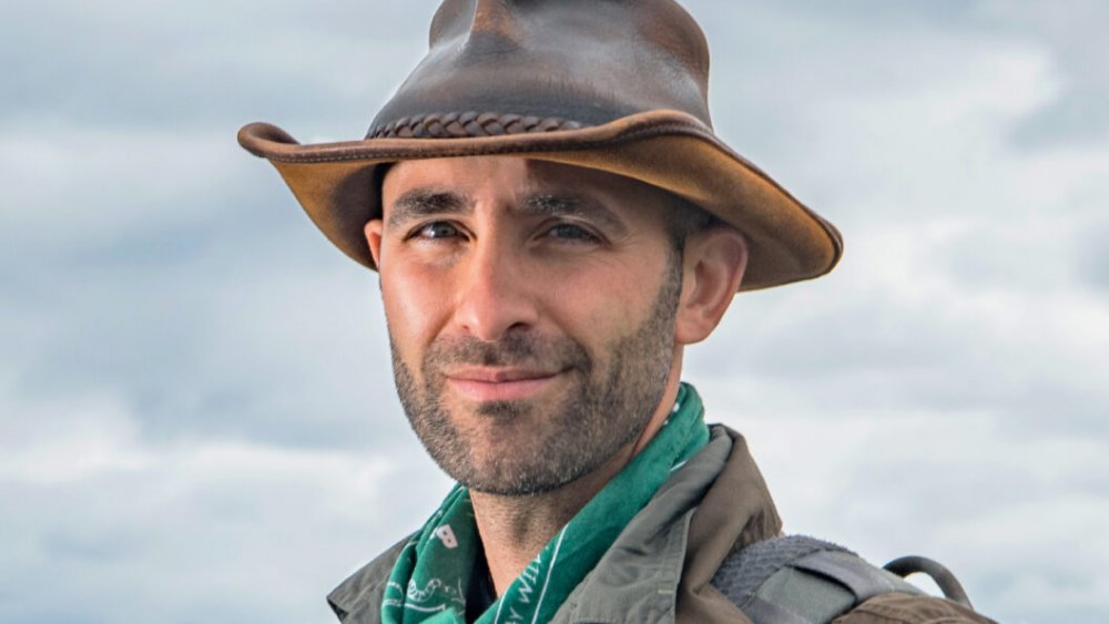 Animal expert Coyote Peterson in the wild