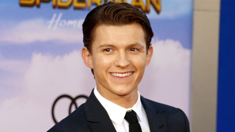 Tom Holland smiling