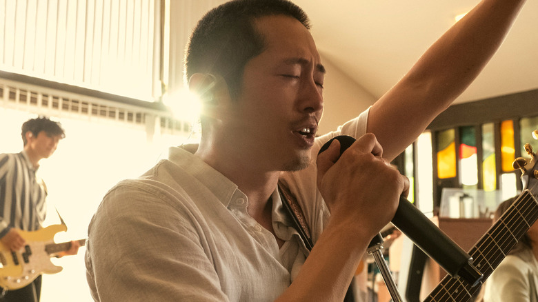 Danny singing Amazing Grace