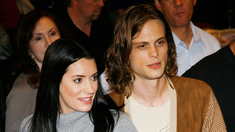 Paget Brewster and Matthew Gray Gubler