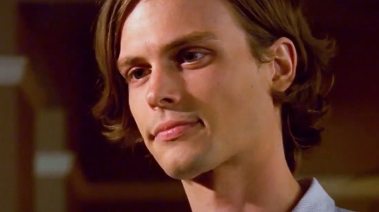 Dr. Spencer Reid from Criminal Minds smiling