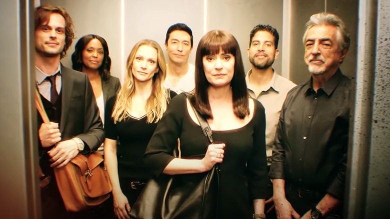 Criminal Minds team saying goodbye 
