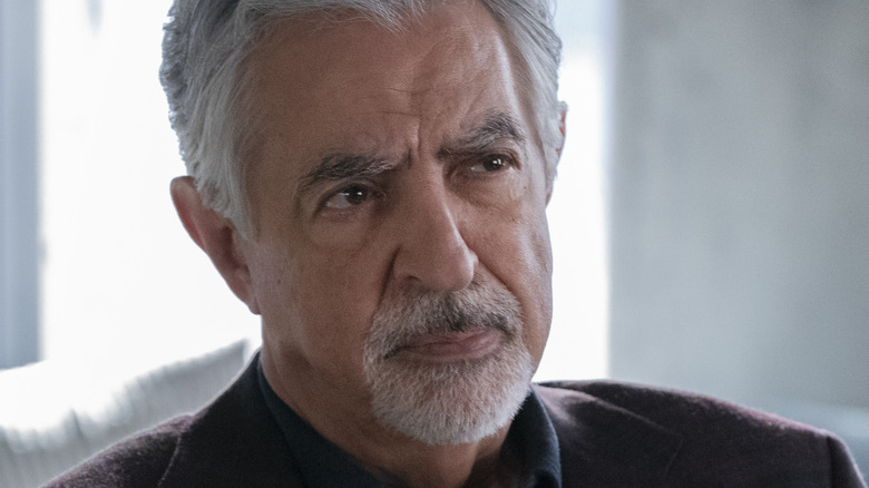 Joe Mantegna as David Rossi frowning in Criminal Minds: Evolution