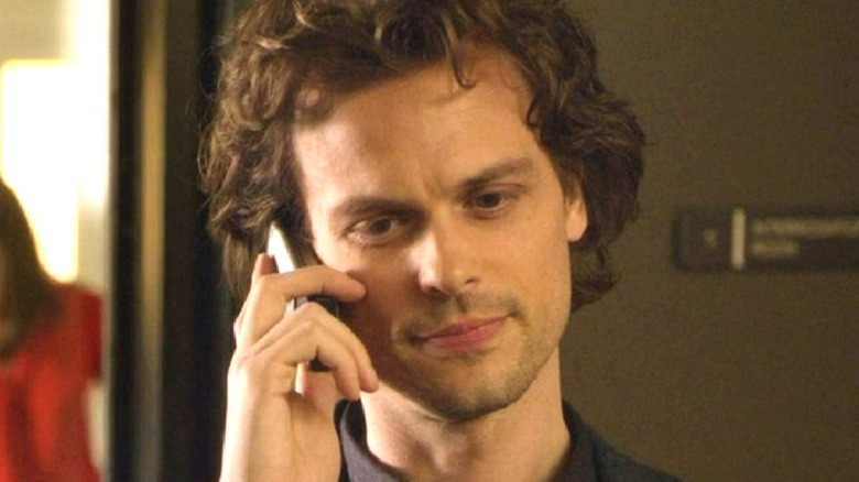 Matthew Gray Gubler on phone 