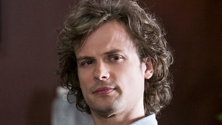 Matthew Gray Gubler Spencer Reid concentrating