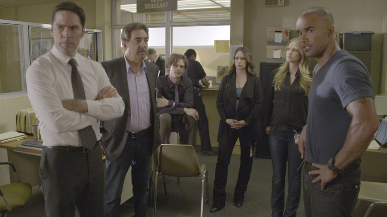 Criminal Minds characters pose in worry