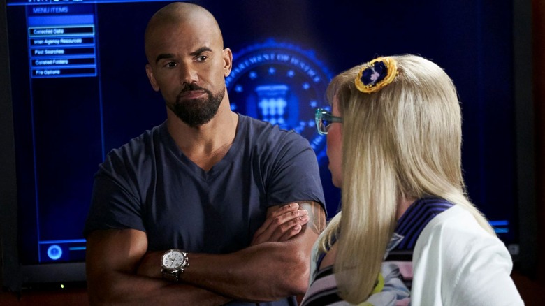 Shemar Moore as Derek Morgan in Criminal Minds