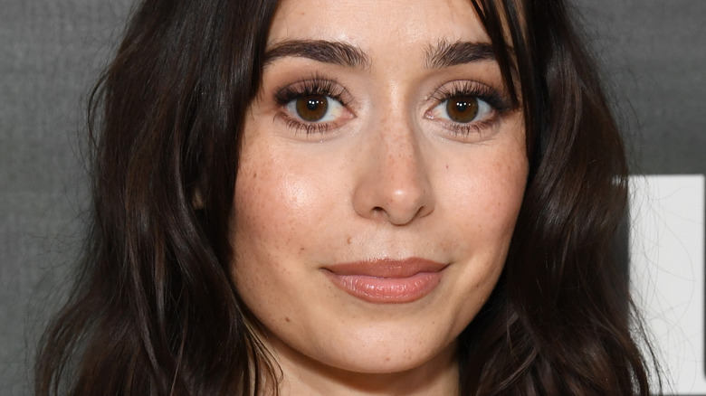 Cristin Milioti wearing pink lipstick