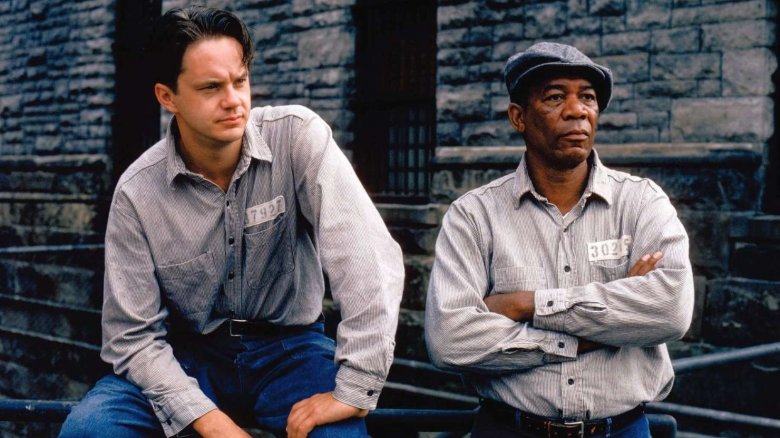 "Morgan Freeman and Tim Robbins in The Shawshank Redemption"