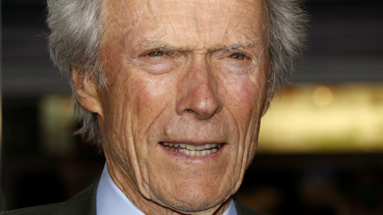 Clint Eastwood smiling