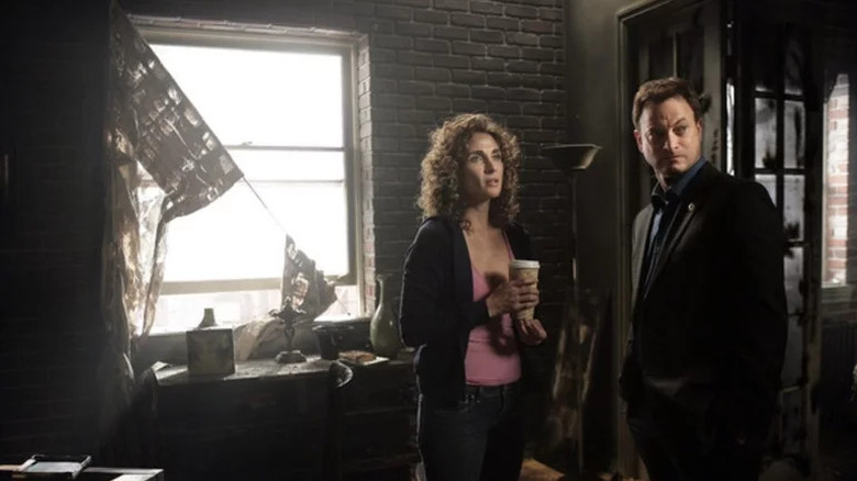 Stella and Mac glance askance on CSI: New York