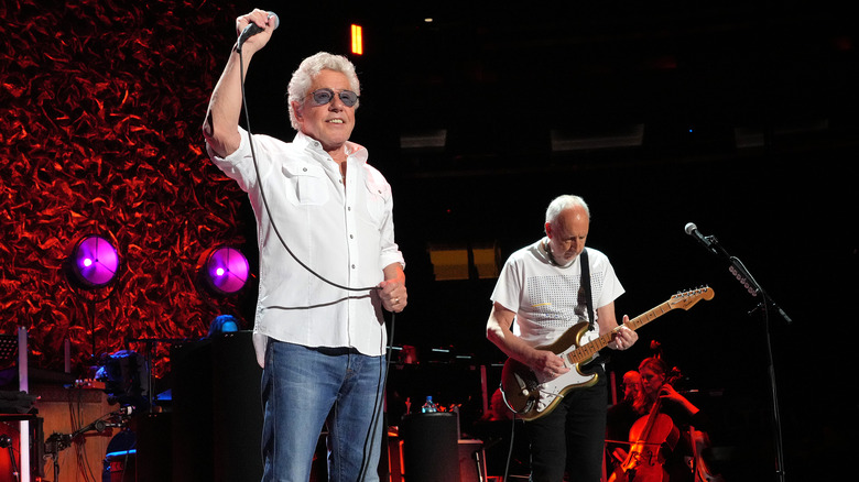 The Who performing live
