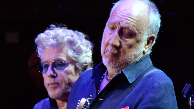 The Who performing live