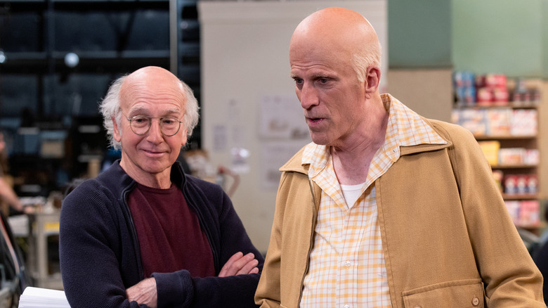 Larry David with Ted Danson
