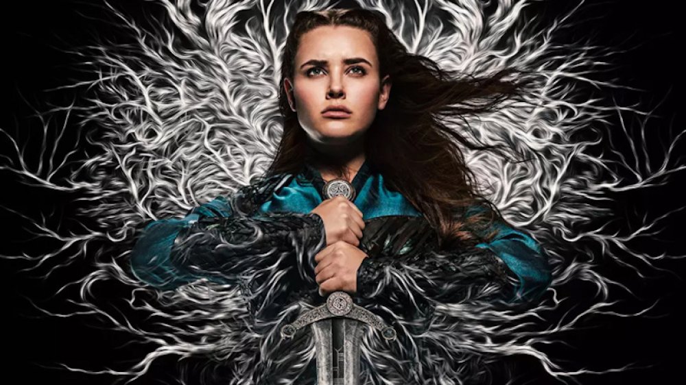 Katherine Langford in promo material for Netflix's Cursed