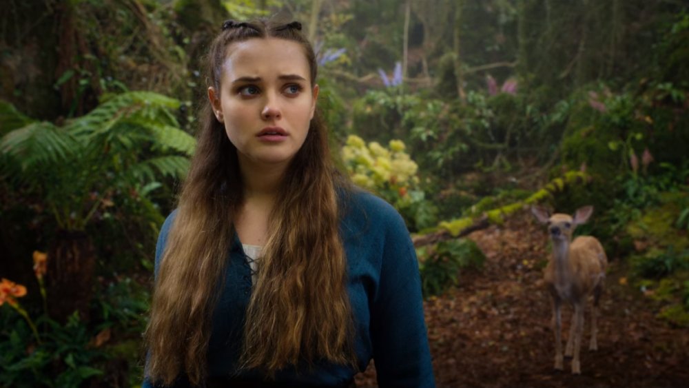 Katherine Langford as Nimue on Netflix's Cursed