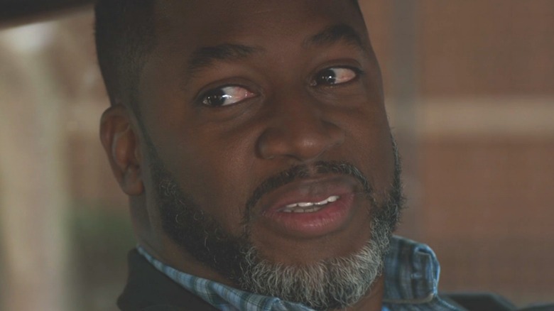 Grant Young talks in his car on "Chicago Med" (2022)