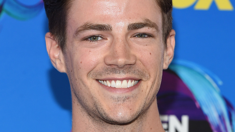 Grant Gustin smiling