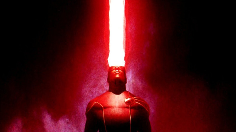 Scott Summers, AKA Cyclops, unleashes his optic blasts