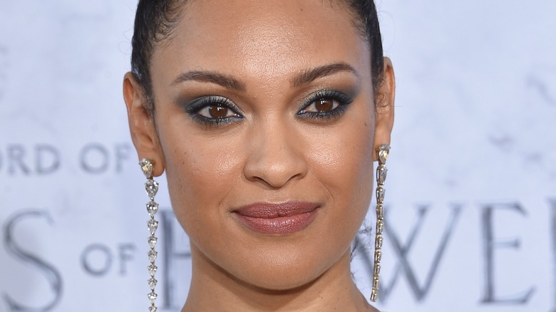 Cynthia Addai-Robinson attending premiere