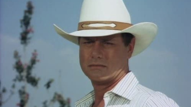 Larry Hagman as J.R. Ewing on Dallas