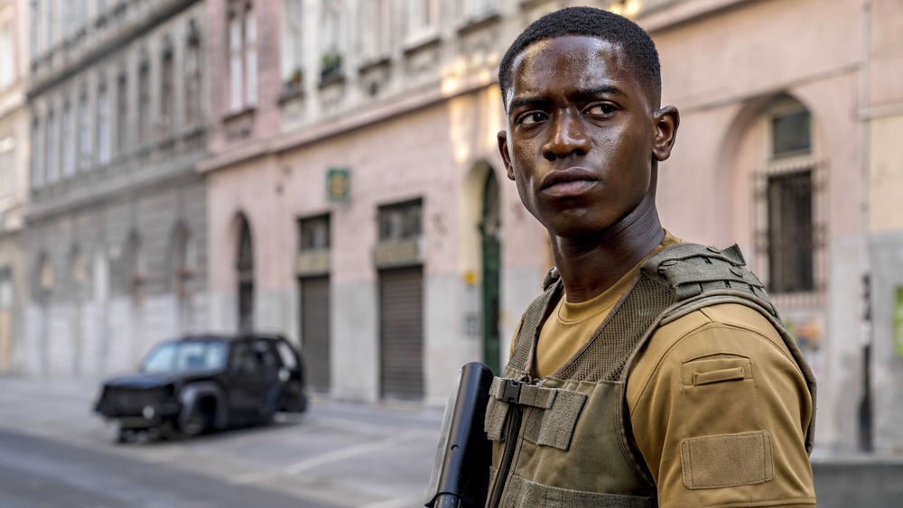 Damson Idris as Harp, in OUTSIDE THE WIRE