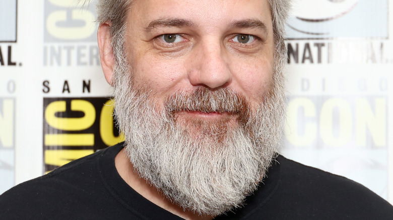 Dan Harmon at event smiling