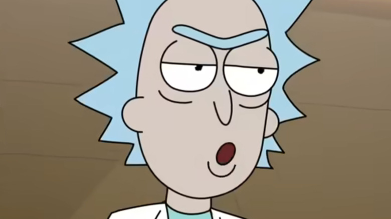 Rick and Morty Rick Smug