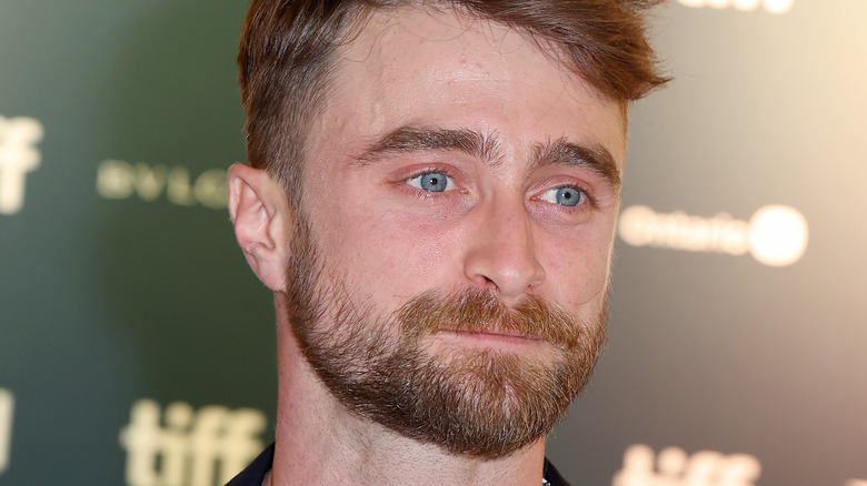 Daniel Radcliffe smirking