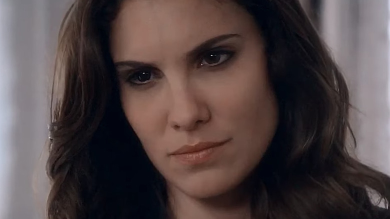 Kensi Blye stares down a suspect