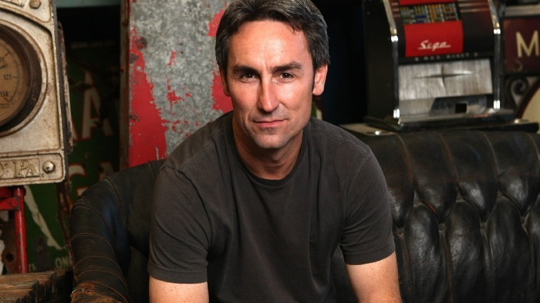 Mike Wolfe smirking