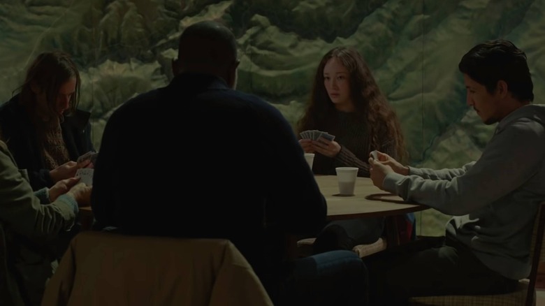 Cast of No Exit playing cards