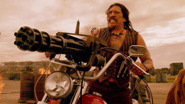 Trejo on bike