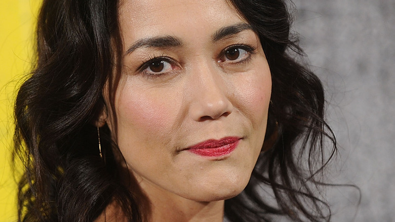 Sandrine Holt serious