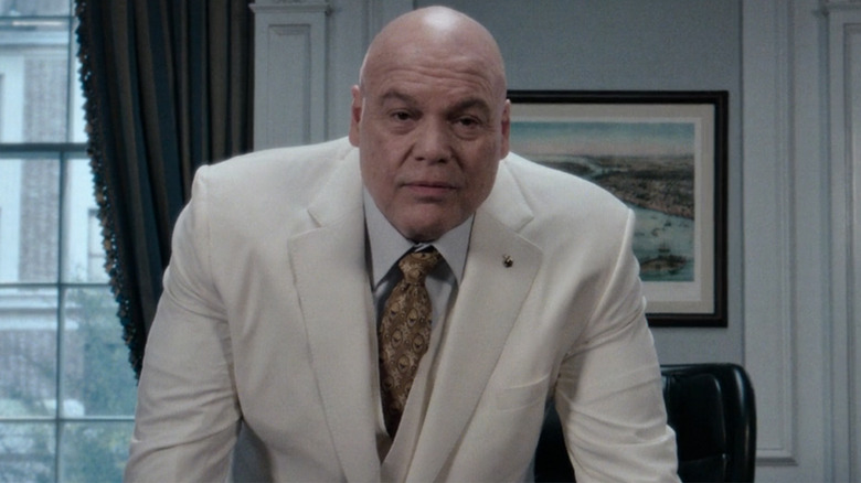 Matt Murdock taking a bullet for Wilson Fisk