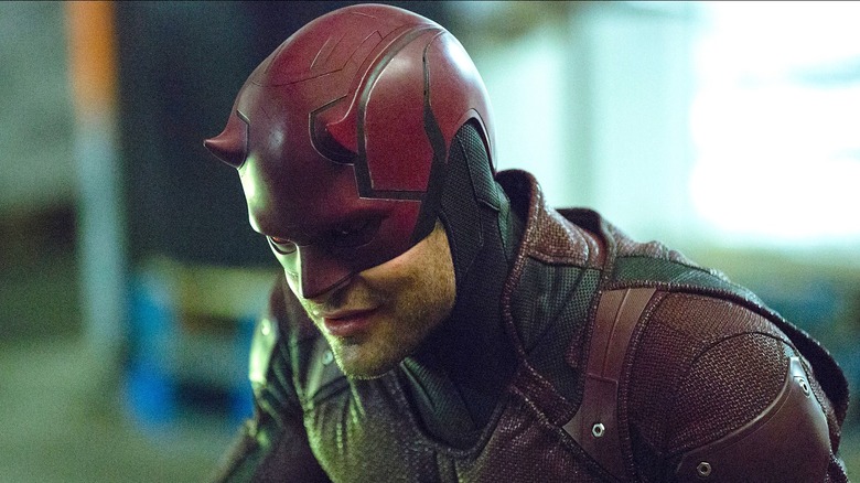 Daredevil grinning